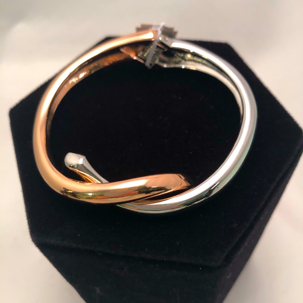 2 Tone Hinge Bracelet